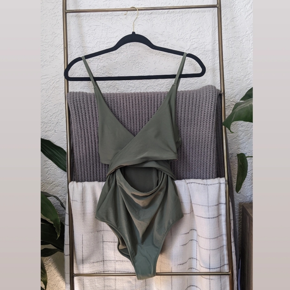 Aerie Wrap Top One Piece size Medium Long